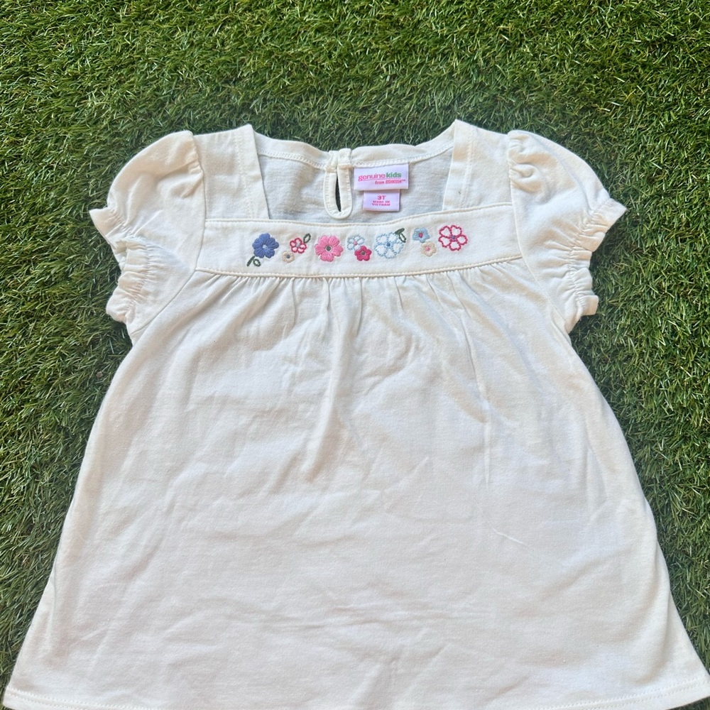 Y2K Genuine Kids from OshKosh Embroidered Top